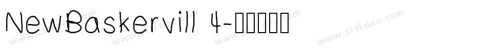 NewBaskervill 4字体转换